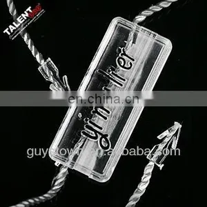 Custom Private Brand Name Logo Plastic Seal Tag for Garment Hang Tag thumbnail-6