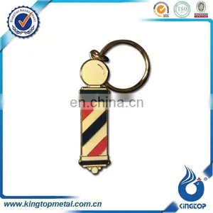 High Quality Barber Pole Keychain for Barbershop thumbnail-1