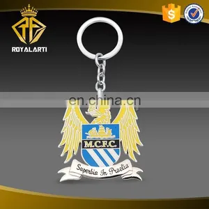 Wholesale Factory Price Custom Hard Enamel Metal Keychain for Club thumbnail-2