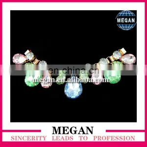 2014 Newest Design Wholesale Crystal Rhinestone Connector for Bikini thumbnail-1