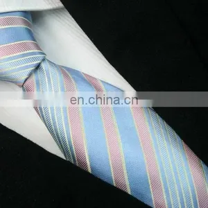 Fashion Design Mens Necktie Blue Stripe School Uniform Tie thumbnail-5