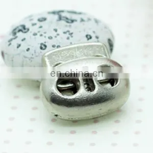 Nickle ABS Plastic Stopper Button 2 Hole Fancy Buttons for Garment thumbnail-1