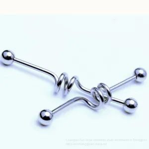 18 Year New Two Circles Ear Scraper Earrings, Foreign Trade Accessories Factory Direct Sales Wholesale Body Piercing thumbnail-5