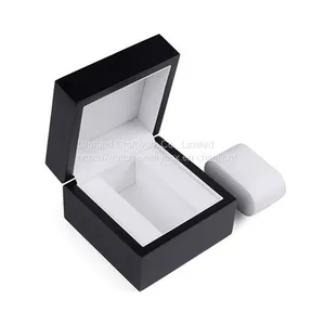 Custom Logo Best Selling Wooden Luxury Watch Winder Box Single Watch Box With Pillow thumbnail-1