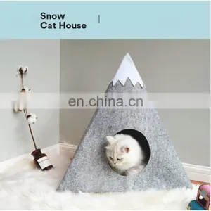 Felt Cat Bed and Felt Cat House thumbnail-3