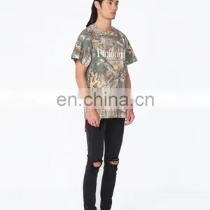 DiZNEW Oem Mens High Quality All Over Print T-Shirt Cotton T Shirt Full Print thumbnail-3