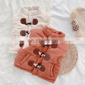 Korean Fashion Stand Collar Kids Winter Cute Thicken Waistcoats 2020 thumbnail-3