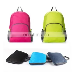 Waterproof Light Weight Nylon Folding Backpack Foldable Outdoor Bag thumbnail-5