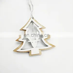 Wooden Tree Christmas Led String Light Xmas Outdoor Indoor Decoration thumbnail-4