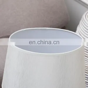 Novel Furniture Restaurant Office Desk Light Custom Ceramic Base Matte Table Lamps for Home Decoration thumbnail-2