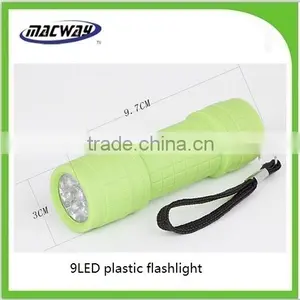 9LED Plastic Led Flashlight thumbnail-1