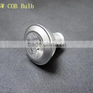 Energy Saving High Efficiency LED GU10 5W COB Spotlight Bulbs thumbnail-1
