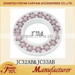 JC32 AB and JC33 AB Plastic Curtain Eyelet Curtain Eyelet Tape Curtain Rings thumbnail-3