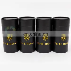 Custom Sunglasses Paper Packaging Printed Black Tube Boxes thumbnail-1