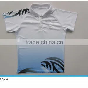 Custom Sublimation Netball Polo Shirt for Polyester thumbnail-1