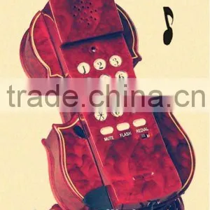 Cute Corded Phone: Violin Telephone thumbnail-1