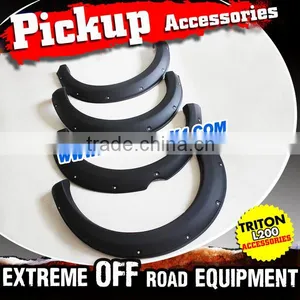 Triton Accessories Matte Black Door Handle Cover For 2015 Mitsubishi Sportero Triton L200 thumbnail-6