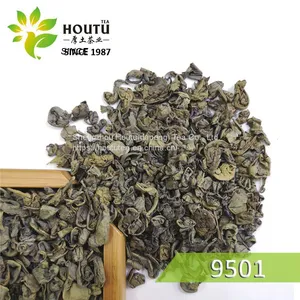 Chinese Cheap Price Green Tea Gunpowder Tea 9501 the Vert Loose Leave Tea for UZ Markert thumbnail-1