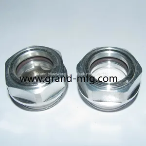 Liquid Radiator Cooling System Round Aluminum Sight Glass (BSP G Thread & Metric Thread) thumbnail-4
