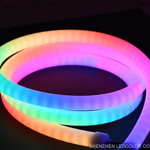360 Beam Angle Degree Silicon Smart WS2812B RGB Flex Tiras Luces IP67 Waterproof RGB LED Strip Neon Lights thumbnail-2