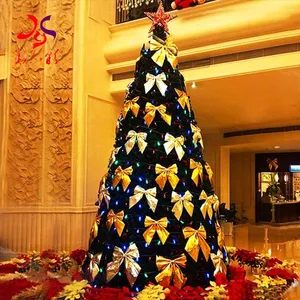 Factory Customized Large LED Lighted Christmas Decoration PVC Artificial Christmas Tree Giant Outdoor Commercial Lighted thumbnail-5