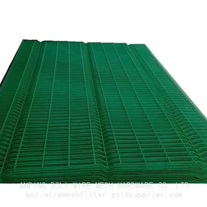 BEST Wire Mesh Fence Manufacturer PE Coated and PVC Coated Welded Wire Fencing Curvy Welded Wire Mesh Fence/BOLI WIRE MESH QUALITY WELDED WIRE FENCING thumbnail-2