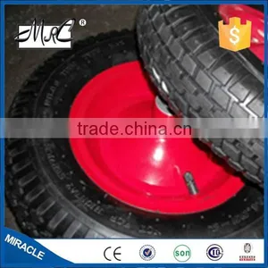 High Quality 16 Inch Pneumatic Rubber Wheel Small Wheelbarrow Wheels 4.80/4.00-8 thumbnail-1