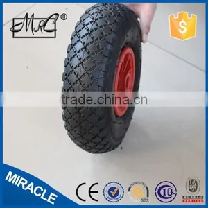 MRC Small Pneumatic Foldable Bottled Water Tray Trolley Rubber Wheelbarrow Wheel 3.00-4 thumbnail-3
