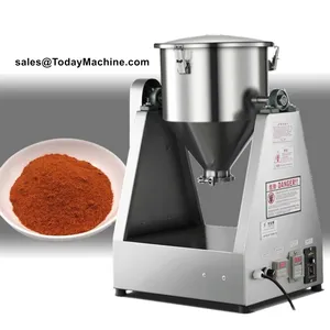 Cosmetic Food Flour Powder Double Cone Blender Mixing Machine thumbnail-2