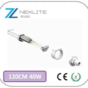 Luminária LED à Prova D'água 120CM 40W 140LM/W Warehouse TriProof Light Ip66 Vapor Tight Plastic Fixture for Corridor thumbnail-1