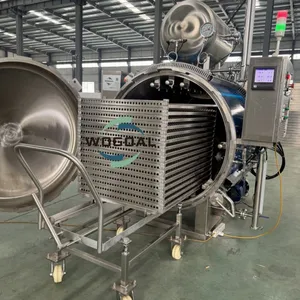 Automatic Pressure Electric/Steam Small Retort Autoclave Machine Pilot Retort Sterilizer for Small Food Factory thumbnail-2