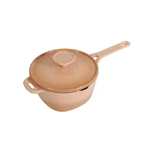 Mini Cast Iron Enamel Sauce Pan thumbnail-1