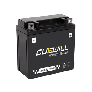 Lead Acid 12N5L-BS Rechargeable AGM Motorcycle Battery 12V 5Ah With Price thumbnail-3