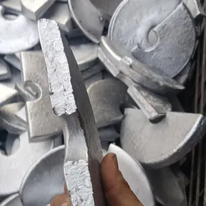 500g Steelmaking Aluminum Blocks / 600g Deoxidizing Aluminum Blocks for Steelmaking in Steel Mills / Semi-circular Deoxidizing Aluminum Blocks thumbnail-1