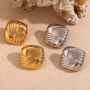 Stainless Steel Earrings Wholesale Nickel Free Hypoallergenic Earrings for Women Men 100% Safe thumbnail-2