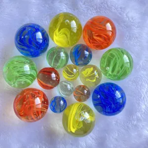 Game Machine Stirring Toy - 14mm and 16mm Solid Petal Glass Ball thumbnail-1