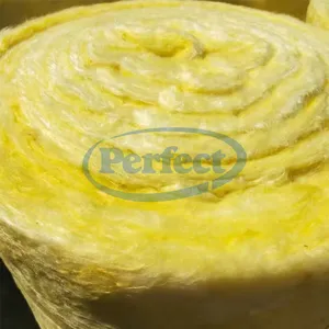High Quality China Manufacture Fiber Glass Wool Insulation With Facing Flexible Duct Insulation thumbnail-4