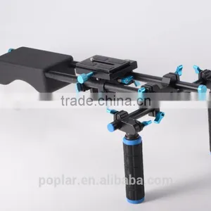 5D2 5D3 7D DSLR Rig Rigs Video Shoulder Camera Support Stabilizer Follow Focus thumbnail-1