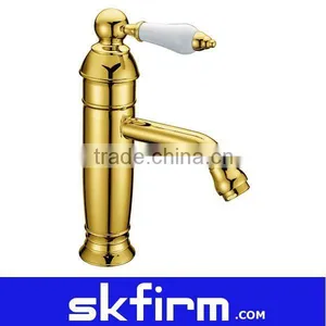 Deck Mounted Bathroom Bath Basin Facuet Mixer Tap thumbnail-1