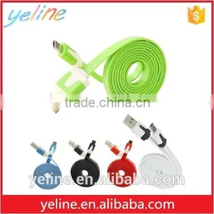3m V8 Colorful Flat Charging Cable for Huawei 7i/mate 8/P9 thumbnail-5