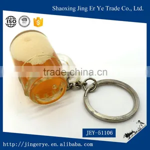 Mini Beer Glass Shaped Acrylic Keychain thumbnail-5