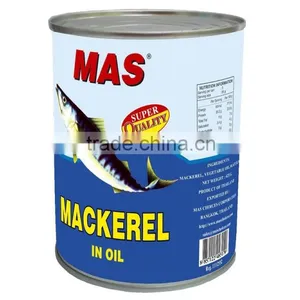Canned Mackerel Fish in Oil thumbnail-1