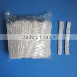 Factory Wholesale Disposable Plastic PE Strip Shower Cap for Hotel thumbnail-5