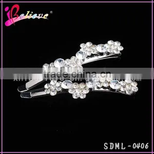 Bling Bling Rhinestone Hair Bobby Pins Flower Hairpin, Hair Accessories for Women thumbnail-1