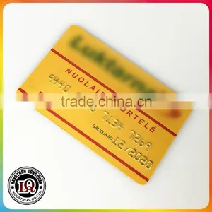Plastic Embossing Number Card thumbnail-1