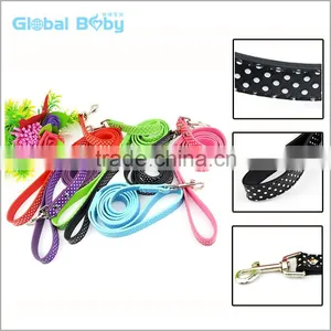 Chirstmas Gift Cute Polka Dot PU Leather Dog Leash thumbnail-1