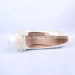 Women Pump Shoes Guangdong Wholesale Dropship Women Designer Shoes Pearl Wedding Shoes Ladies Formal Shoes thumbnail-3