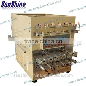 (SS966T) 6 Spindles Automatic Fine Wire Winding Machine With Wire Skeiner(twister) thumbnail-1