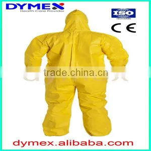 Yellow Non Woven Fabric Disposable Surgical Coveralls thumbnail-3