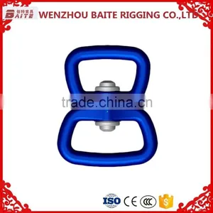 China Made 4KN Breaking Force Aluminum Double Swivel Bolt ,blue Swivel Aluminum Ring , Snap Hook Bag Parts & Accessories thumbnail-1
